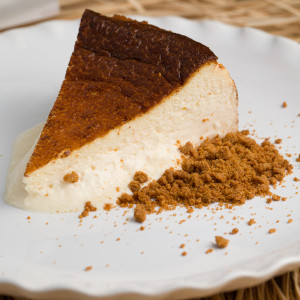 Weicher Käsekuchen mit Lotus-Keks