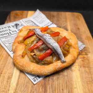 Espencat Coca mit Anchovis