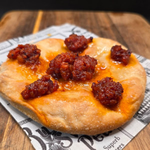 Sobrasada Mallorca Coca mit leckerem Montgó Honig